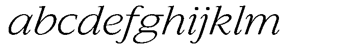 Slingora Light Expanded Italic FONT