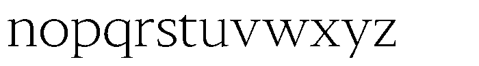 Slingora Light Font LOWERCASE
