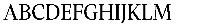 Slingora Medium Condensed Font UPPERCASE