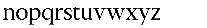 Slingora Medium Condensed Font LOWERCASE