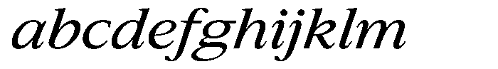 Slingora Medium Expanded Italic FONT