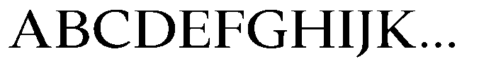 Slingora Medium Expanded Font UPPERCASE