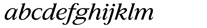 Slingora Medium Italic FONT