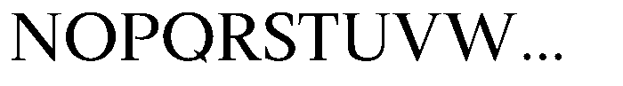 Slingora Medium Font UPPERCASE