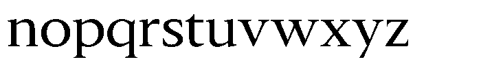 Slingora Medium Font LOWERCASE