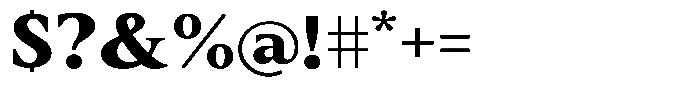 Slingora Regular Variable Font OTHER CHARS