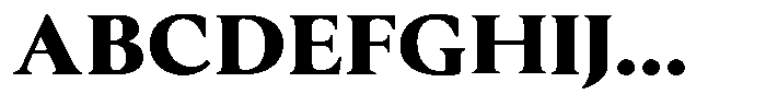 Slingora Regular Variable Font UPPERCASE