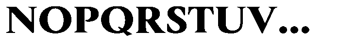 Slingora Regular Variable Font UPPERCASE