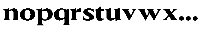 Slingora Regular Variable Font LOWERCASE