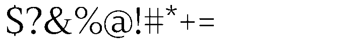 Slingora Regular Font OTHER CHARS