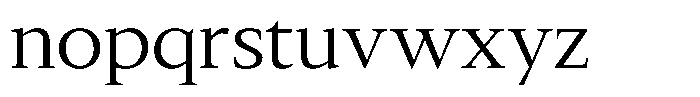 Slingora Regular Font LOWERCASE