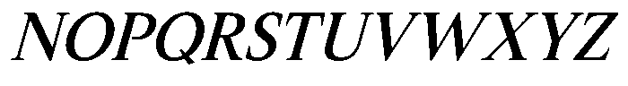 Slingora Semi Bold Condensed Italic Font UPPERCASE