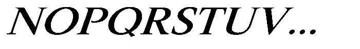 Slingora Semi Bold Expanded Italic Font UPPERCASE