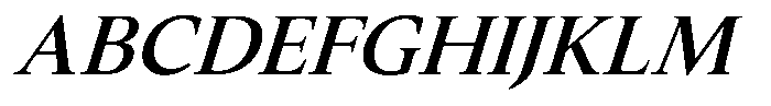 Slingora Semi Bold Italic Font UPPERCASE