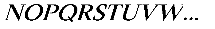 Slingora Semi Bold Italic Font UPPERCASE
