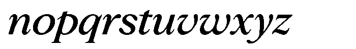 Slingora Semi Bold Italic Font LOWERCASE