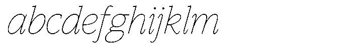 Slingora Thin Condensed Italic FONT