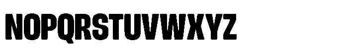 Slinky Font UPPERCASE