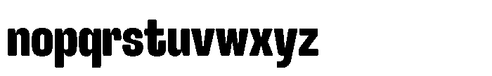 Slinky Font LOWERCASE