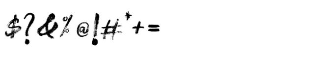 Slinter Font OTHER CHARS