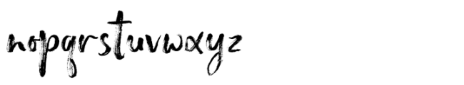 Slinter Font LOWERCASE