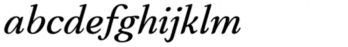 Slippery Medium Italic Font LOWERCASE