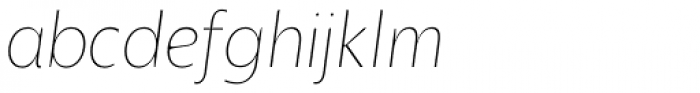Slippy UltraLight Italic Font LOWERCASE