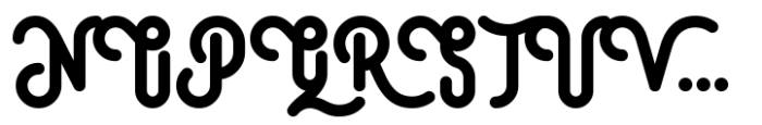 Slivky Regular Swash Font UPPERCASE