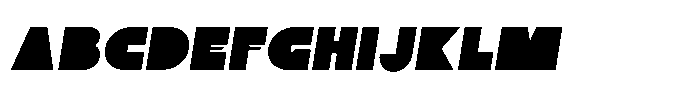 Slizo Oblique Font UPPERCASE