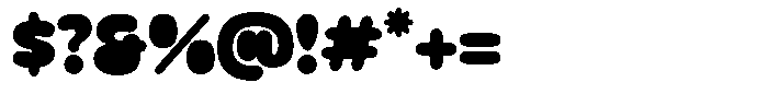 Slombe Block Regular Font OTHER CHARS