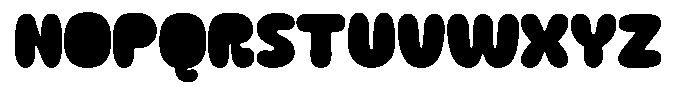 Slombe Block Regular Font UPPERCASE