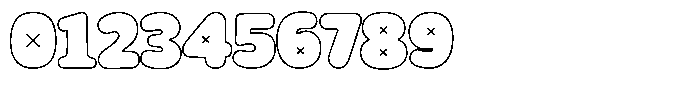Slombe Outline Regular Font OTHER CHARS
