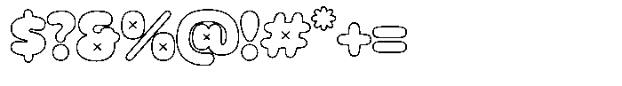 Slombe Outline Regular Font OTHER CHARS