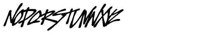 Slopdogz Bold Italic Font UPPERCASE