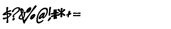 Slopdogz Bold Font OTHER CHARS