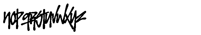 Slopdogz Bold Font LOWERCASE