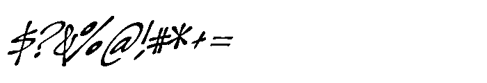 Slopdogz Italic Font OTHER CHARS