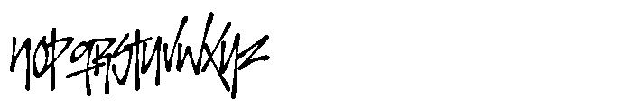 Slopdogz Regular Font LOWERCASE