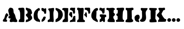 Sloppy Stencil Regular JNL FONT