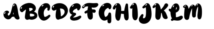Slow Bolo Bubble Font UPPERCASE