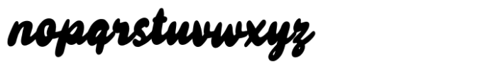 Slow Bolo Oblique Font LOWERCASE