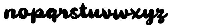 Slow Bolo Regular Font LOWERCASE