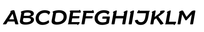 Slowglass Bold Italic Font UPPERCASE