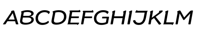 Slowglass Medium Italic Font UPPERCASE