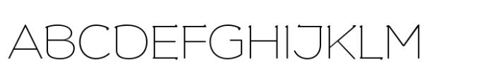 Slowglass Thin Font UPPERCASE
