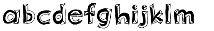 Sluggo Righthook Font LOWERCASE
