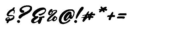 Slumber Font OTHER CHARS