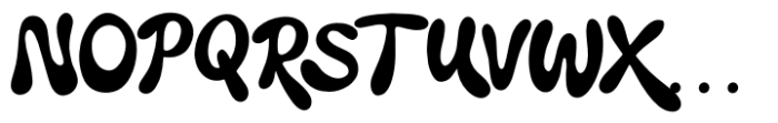 Slushy Delight Regular Font UPPERCASE