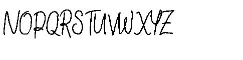 Slushy Nostalgic Regular Font UPPERCASE