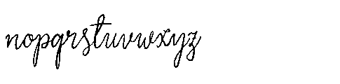 Slushy Nostalgic Regular Font LOWERCASE